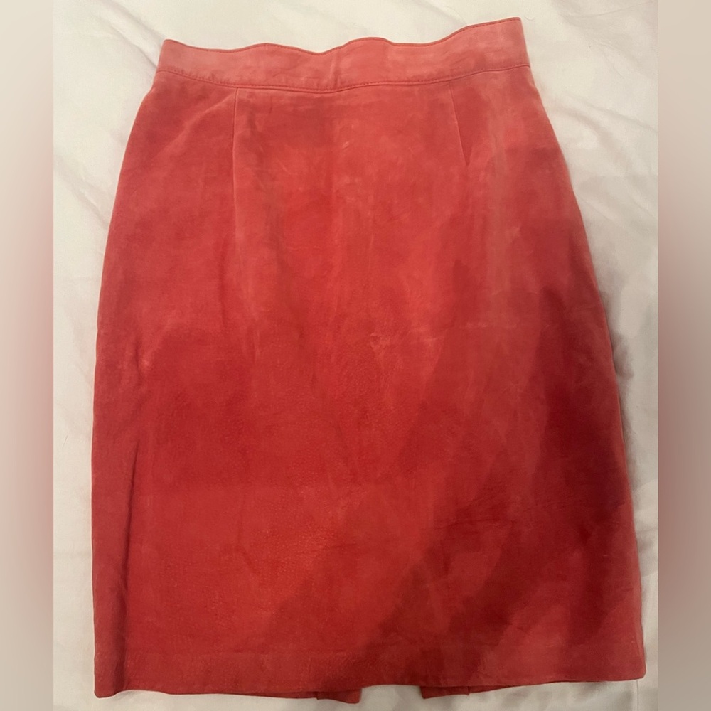 Danier vintage suede skirt